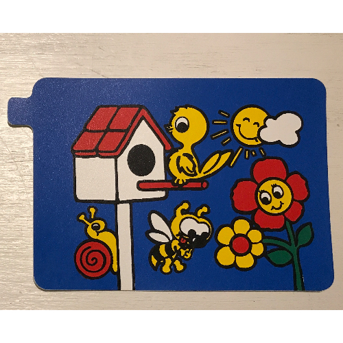 Lego Duplo Slide Bird House, Bird, Flower and Insects Print