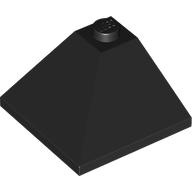 Lego Brick Sloped 33° 3 x 3 Double Convex / Black