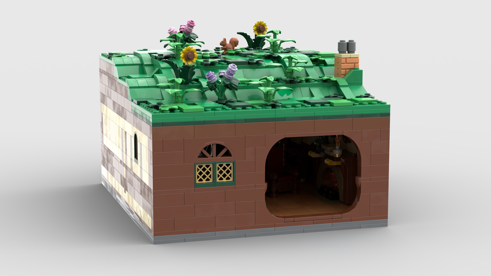 Lego Bag End Book Nook