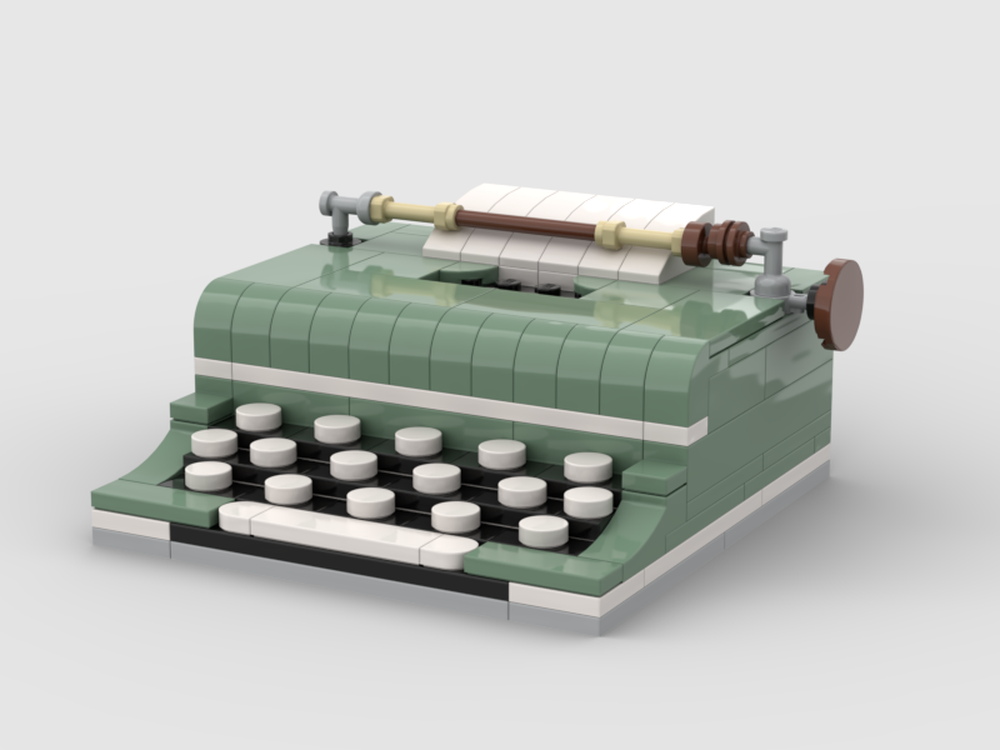 Lego mini typewriter