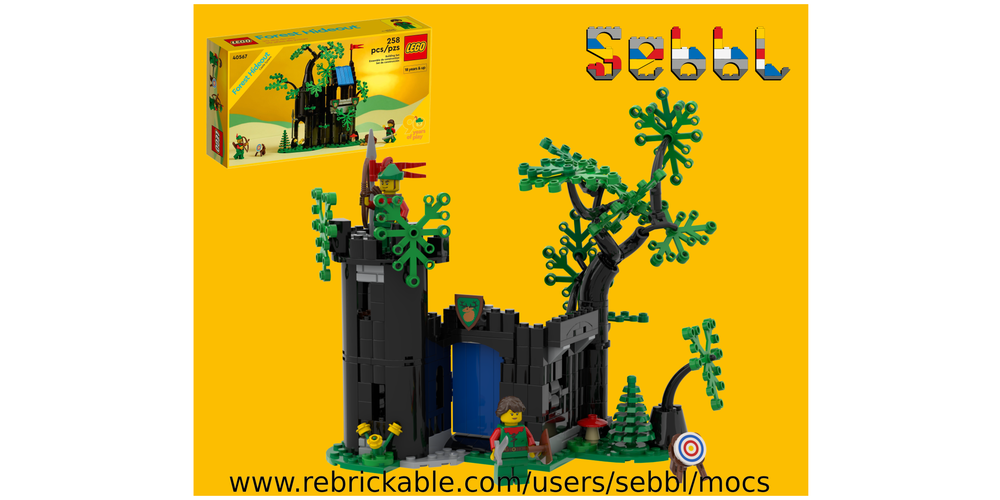 Lego 40567: Forest Fortress - 100% Parts Used!