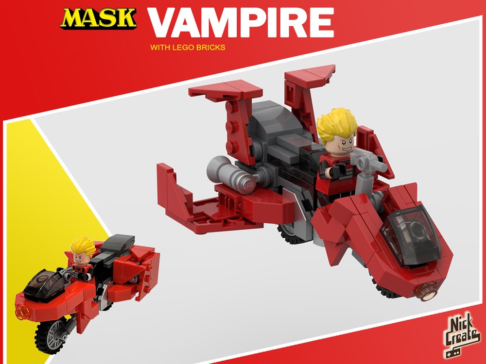 Lego M.A.S.K. - V.E.N.O.M.'s Vampire Touring Cycle
