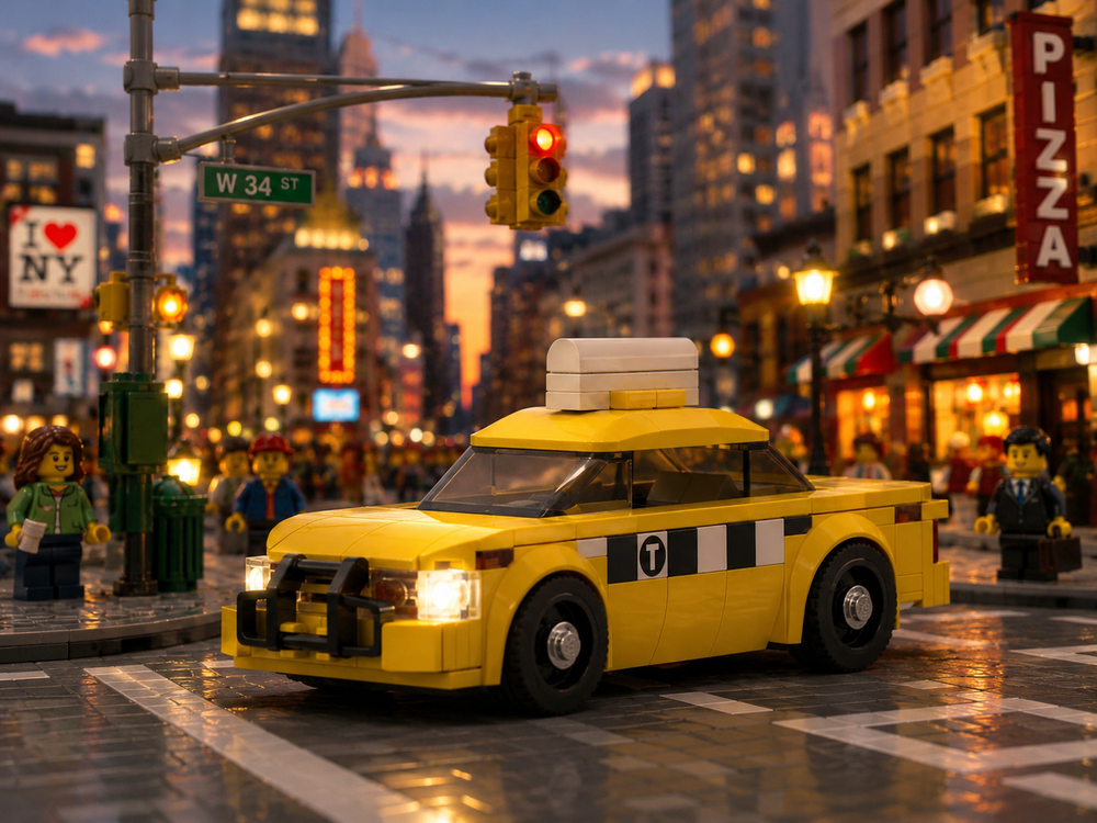 Lego TAXI Cab NY