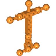 Lego Large Figure Skeletal, Torso with 9 Ball Joints, and 8 Holes, Large / Orange