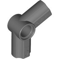 Lego Technic Axle and Pin Connector Angled #5 - 112.5° / Dark Bluish Gray