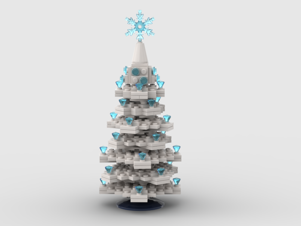 Lego White Christmas Tree Winter Village Seasonal