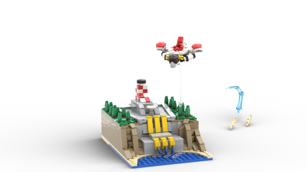 Lego goldrake grendizer ufo robot microscale
