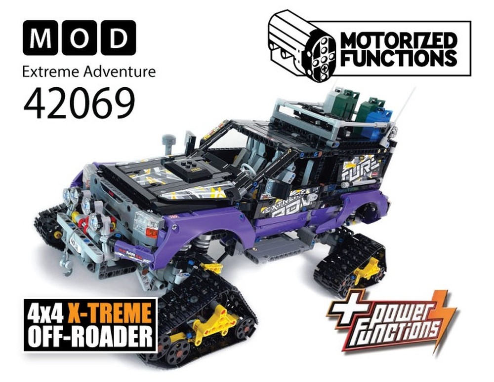 Lego 42069 Extreme Adventure RC MOD for Power Function Mortors