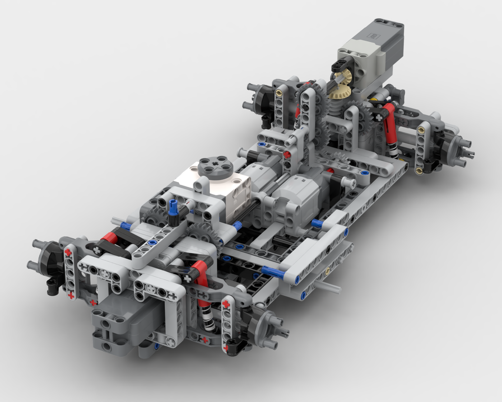 Lego Technic car chassi
