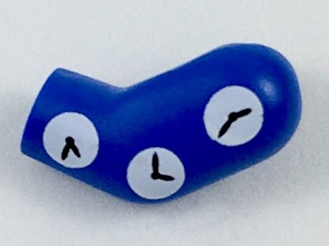 Lego Arm, Left with White Clocks Pattern