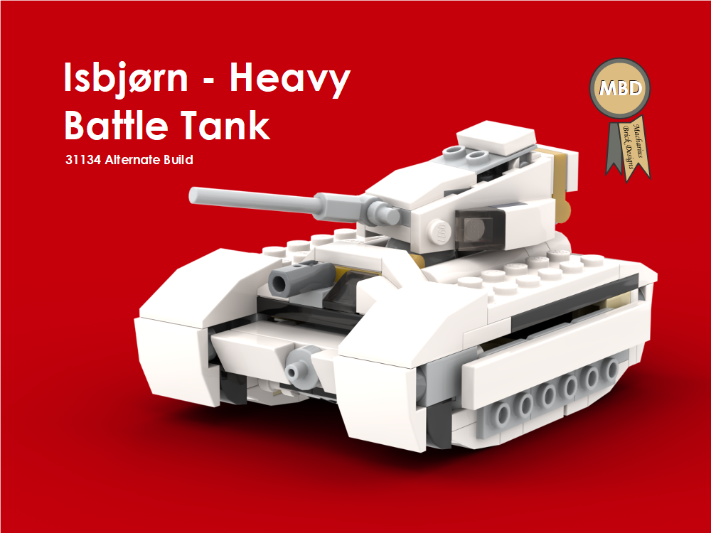 Lego Isbjørn - Heavy Battle Tank, 31134 Alternate Build