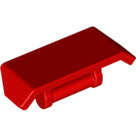 Lego Spoiler 2 x 4 with Handle [Plain] / Red