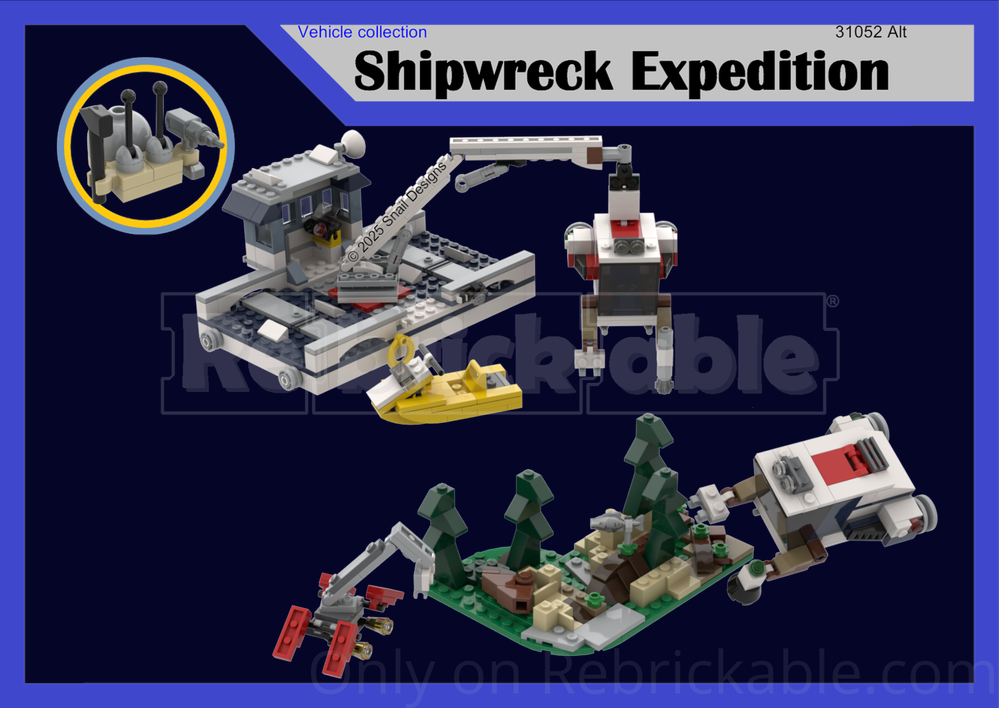 Lego Shipwreck expedition