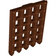 Lego Duplo Door Sliding Grille 6 x 7 / Reddish Brown