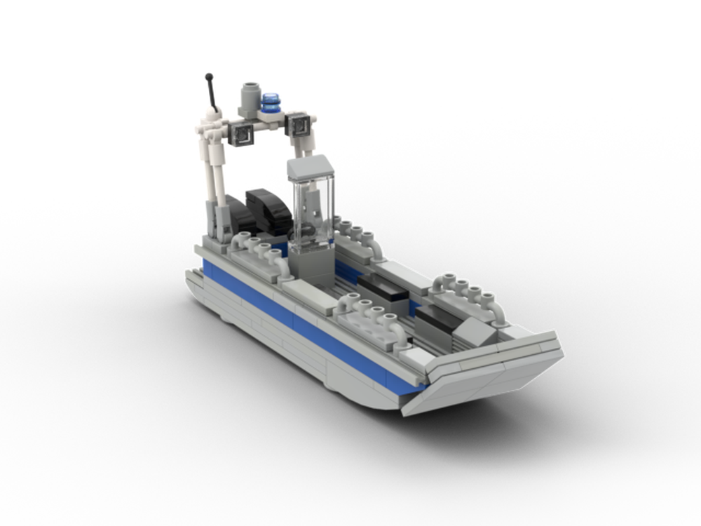 Lego THW-Boot (Mehrzweck-Arbeitsboot (MzAB))