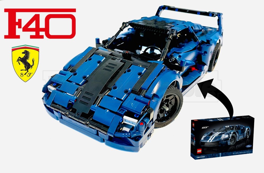 Lego Ferrari F40 - 42154 B Model