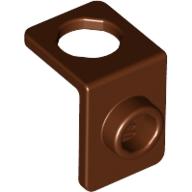 Lego Minifig Neckwear Bracket [One Stud] / Reddish Brown