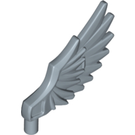 Lego Animal / Creature Body Part, Wing Feathered / Sand Blue