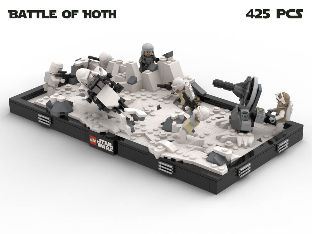 Lego Hoth Battle Pack Diorama