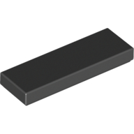 Lego Tile 1 x 3 / Black