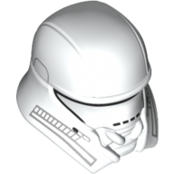Lego Helmet First Order Trooper Print / White