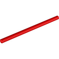 Lego Hose, Ribbed 7mm D. 17L / 13.6cm / Red