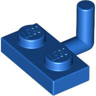 Lego Plate Special 1 x 2 with Bar Up [Horizontal Arm 6mm] / Blue