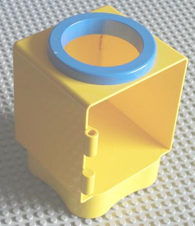 Lego Primo Shape Sorter Chamber, Blue Circle with Circular Opening