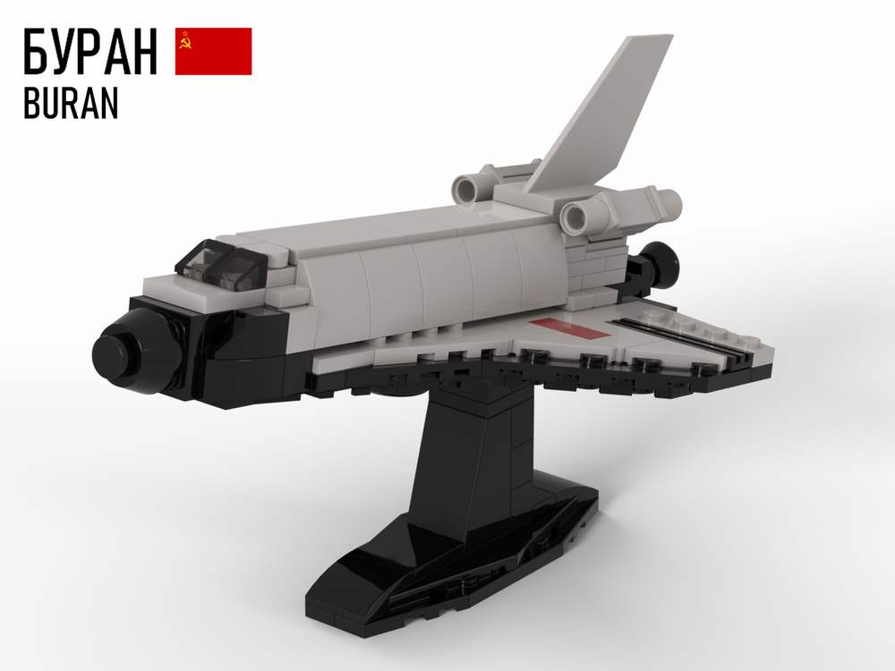 Lego Space Shuttle Buran 1:220 Scale