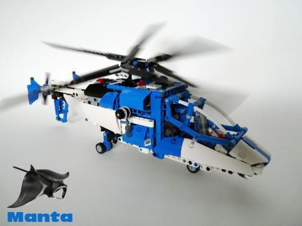 Lego Police Helicopter Manta