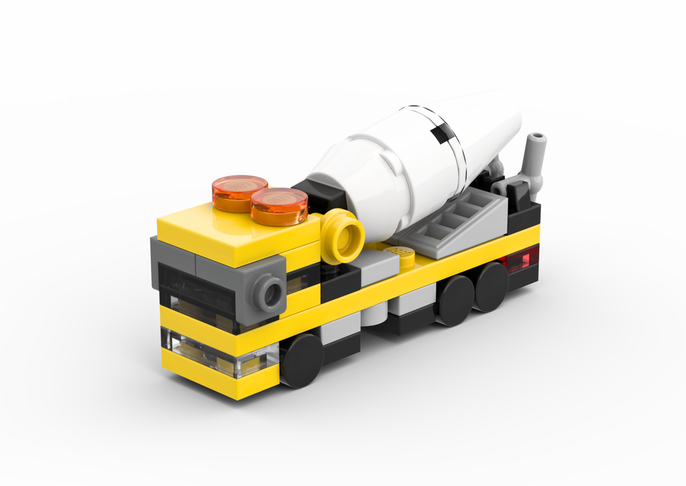Lego Micro Cab-Over Cement Truck
