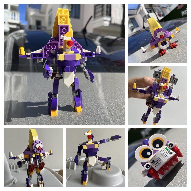 Lego 31125 Clumsy bot 'n Fighter jet + Book monster