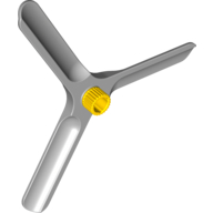 Lego Duplo Toolo, Propeller, 3 Blades / Light Bluish Gray