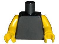 Lego Torso Plain / Yellow Arms / Yellow Hands