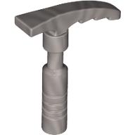 Lego Tool Ice Axe [3-Rib Handle] / Flat Silver