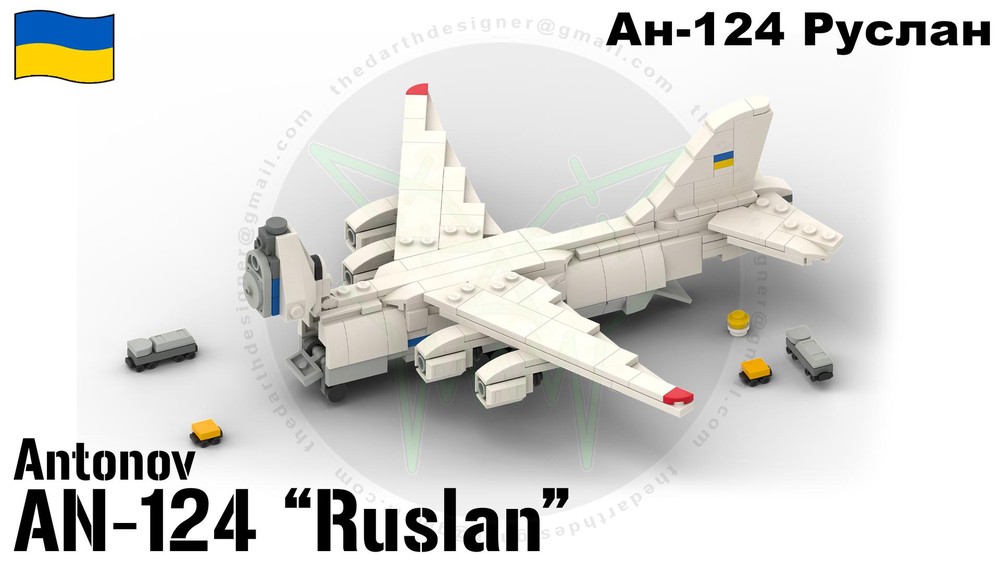 Lego Antonov| AN-124 "Ruslan" - 1:300 Scale