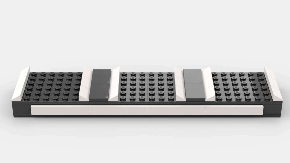Lego Display base for 3 Brickheadz