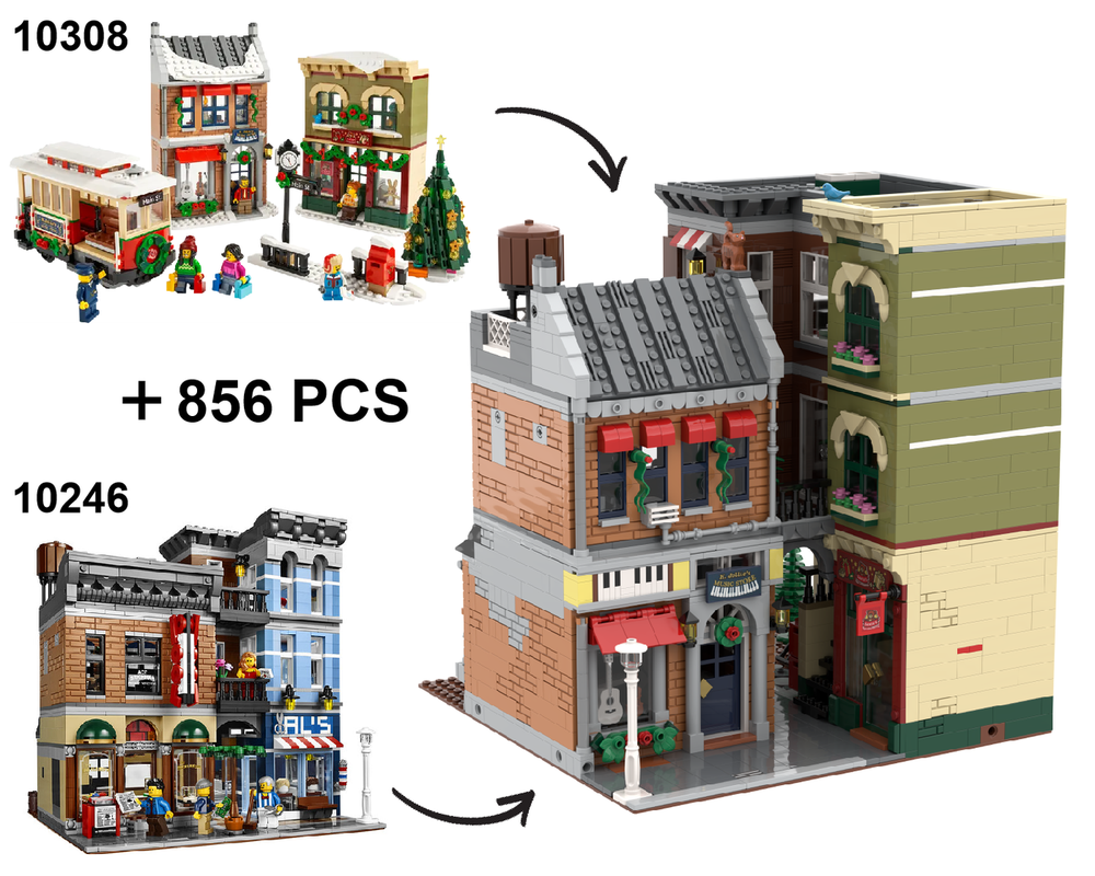 Lego Detective Office on Holiday Street