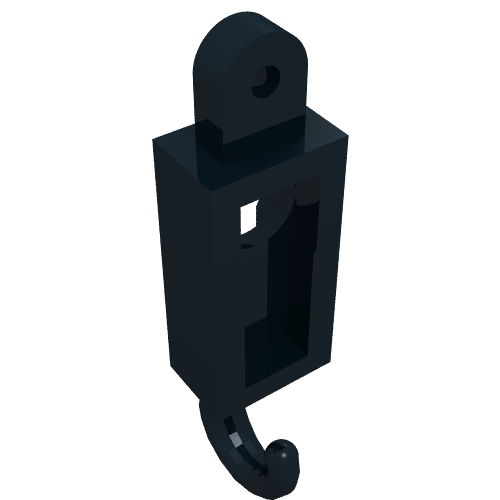Lego Crane Hook 1 x 4 x 1 / Black