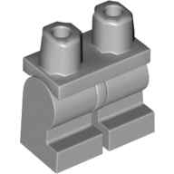 Lego Hips and Light Bluish Gray Medium Legs [Complete Assembly] / Light Bluish Gray