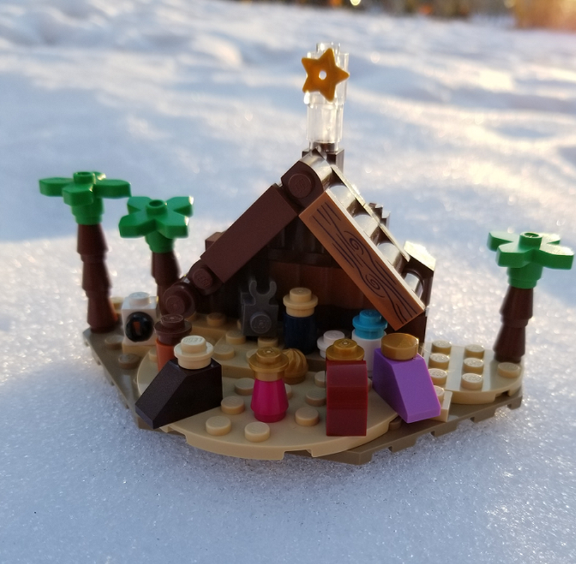 Lego Micro Nativity Scene