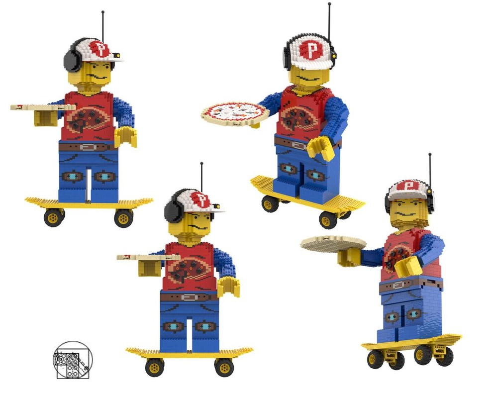 Lego Maxi Figure Pizza Boy