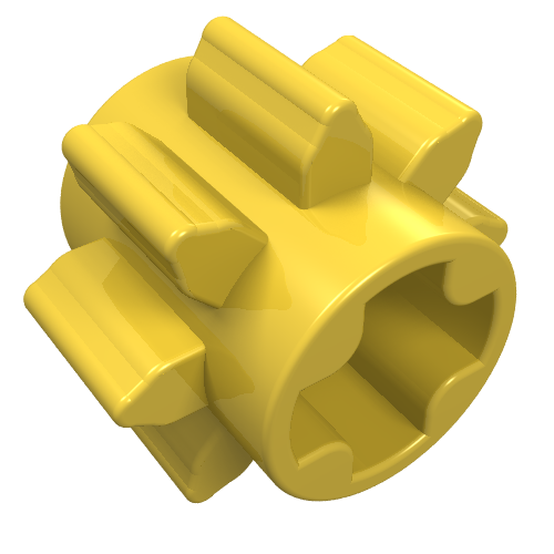 Lego Technic Gear 8 Tooth / Yellow