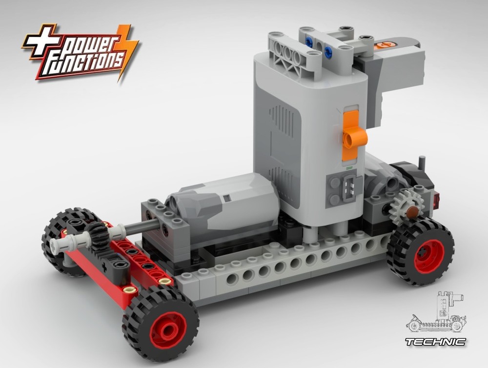 Lego Simple RC Car - Steering With Gear Rack V1.0