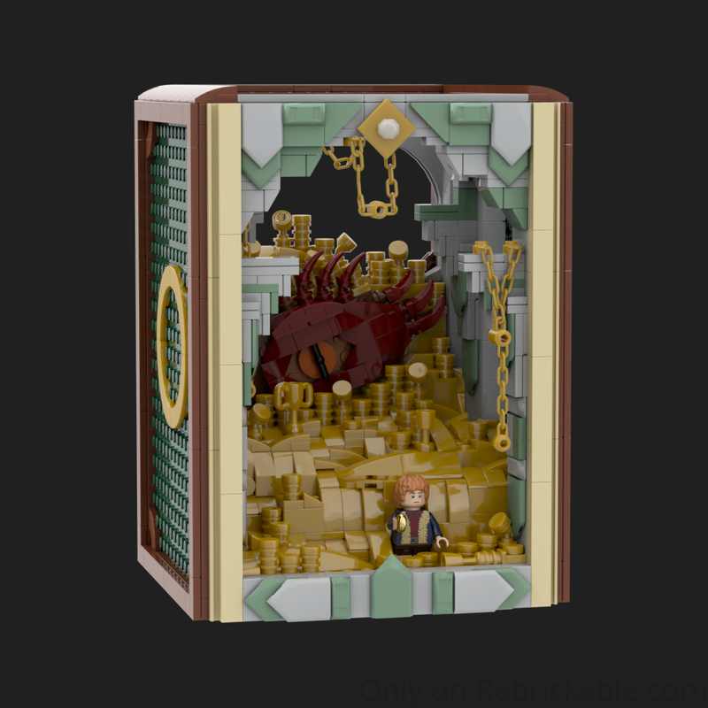 Lego Book Nook - Smaug