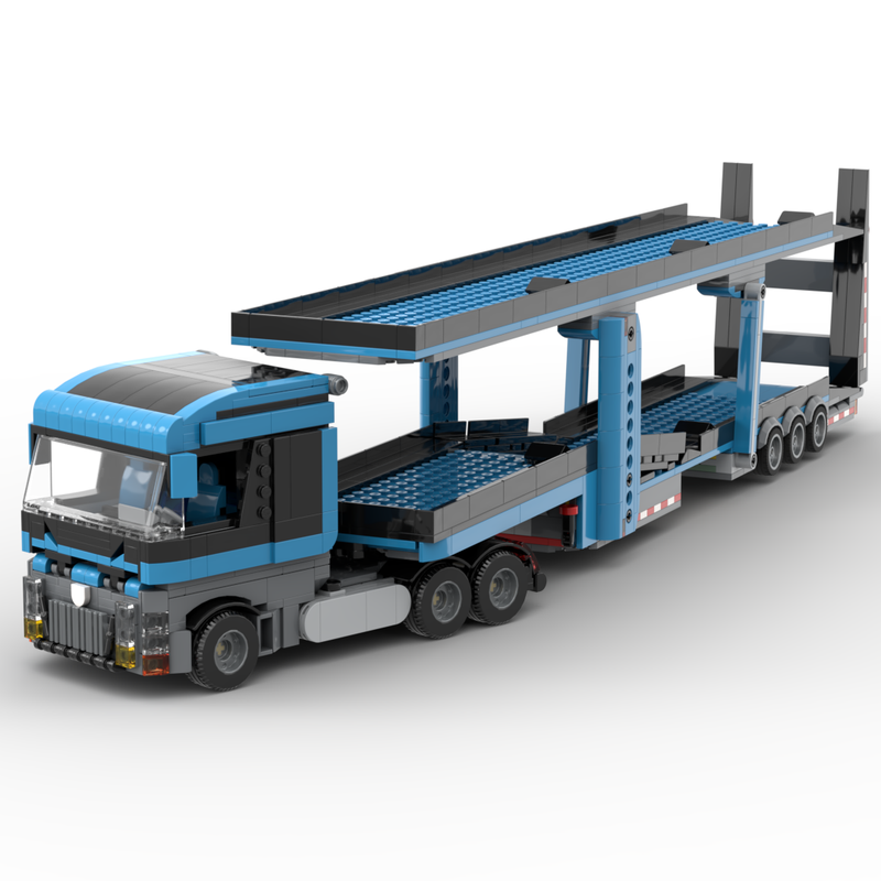Lego car transport truck