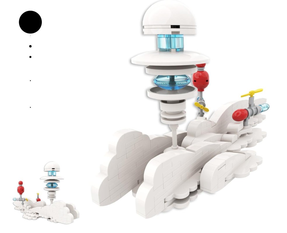 Lego 23 Saturn space station