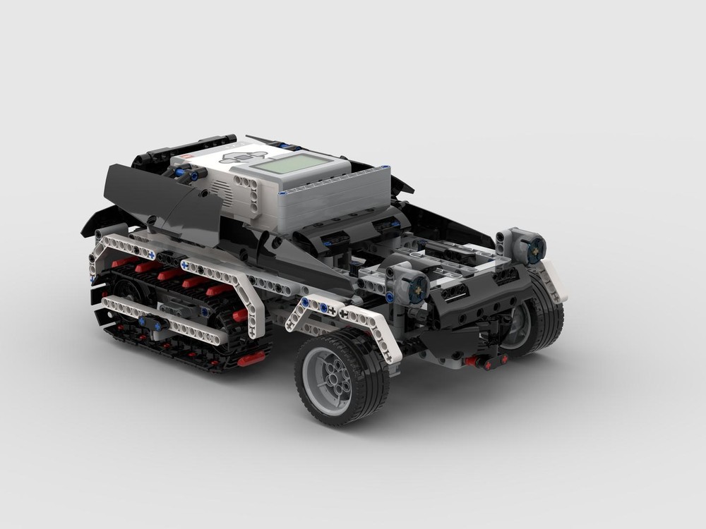 Lego half-track armored vehicle