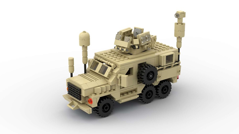 Lego Cougar 6x6 MRAP Vehicle ** Digital Instruction **