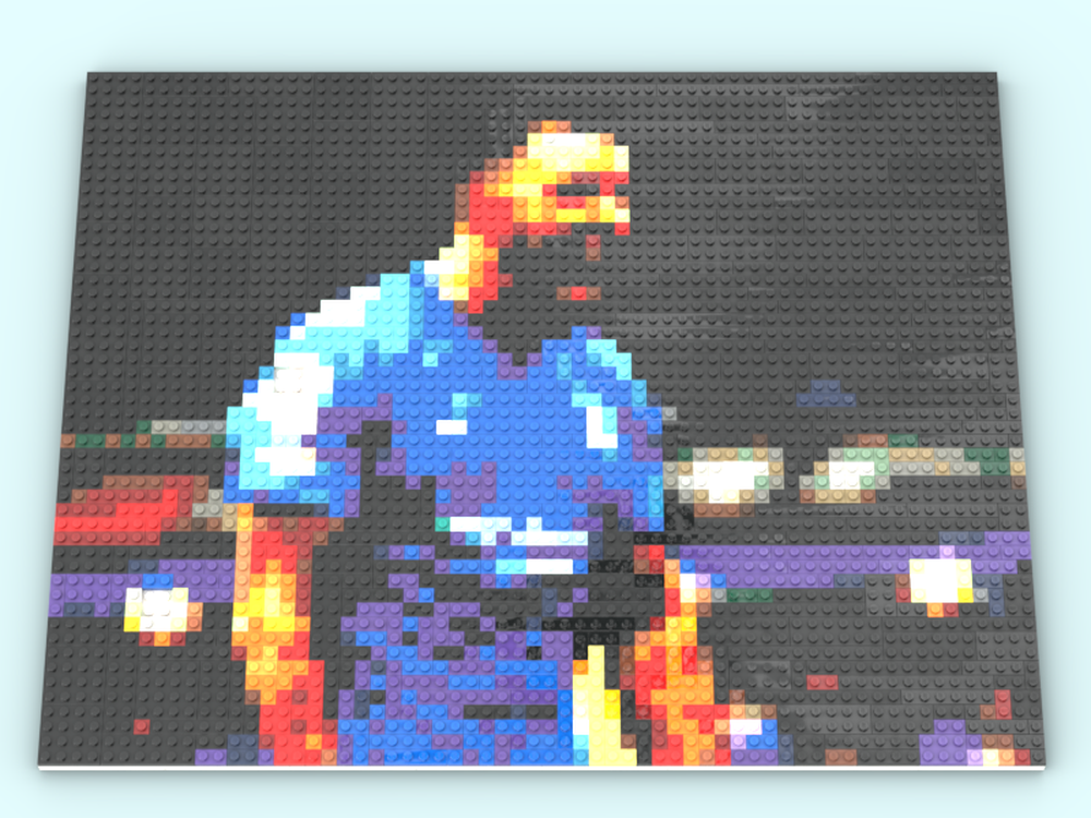 Lego Troy Deeney: That Winning Feeling Lego Art